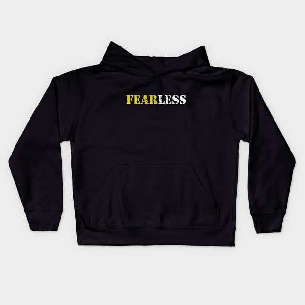 FEARLESS Kids Hoodie by timlewis